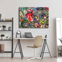 Wallity Cuadro sobre Lienzo Decorativo Multicolor 70 x 100 cm
